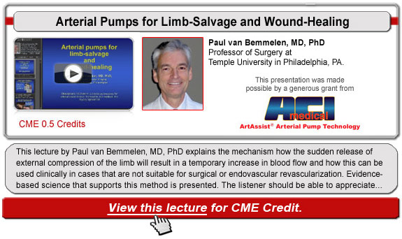 Arterial Pumps for Limb-Salvage and Wound-Healing