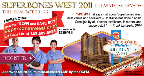 Special Offer for Superbones West -- half off registration