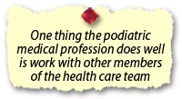 podiatric medical profession - health care team