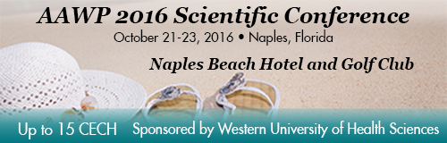 AAWP 2016 Scientific Conference in Nales, FL, October 21-23, 2016